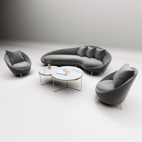 Slender Armchair, Velvet For Clearance