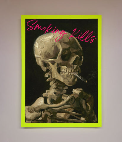 Smoking Kills Framed Wall Art