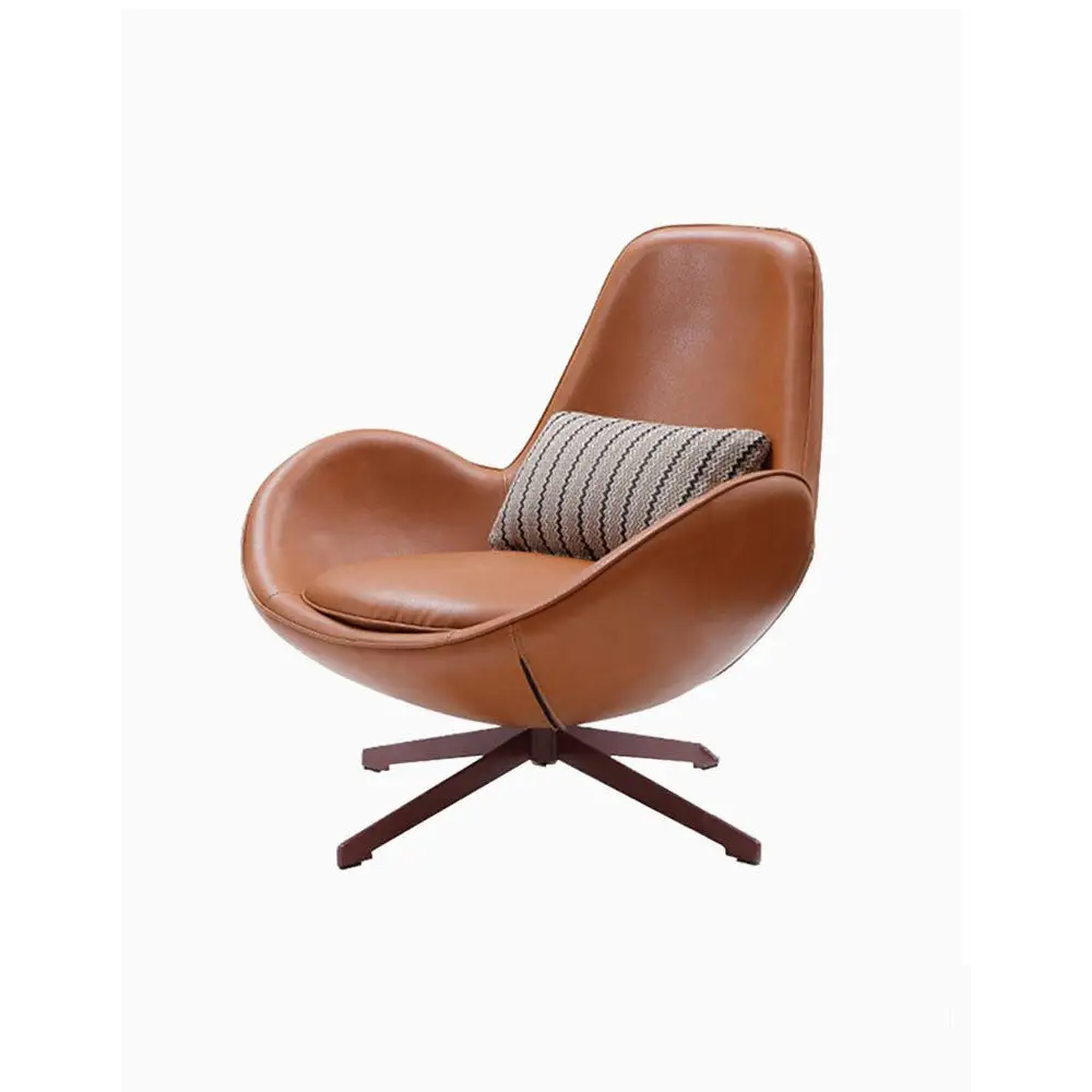 Snail Brown Chair, Leather｜ DC Concept