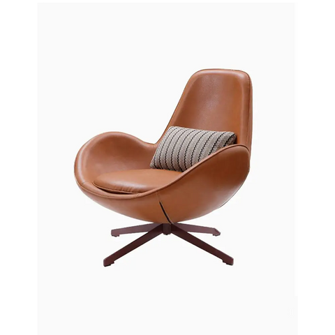 Snail Brown Chair, Leather｜ DC Concept