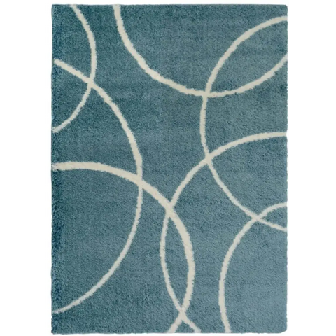 Snug Bubbles Shaggy Rug | I110A - 120X170 cm / Blue - Rugs