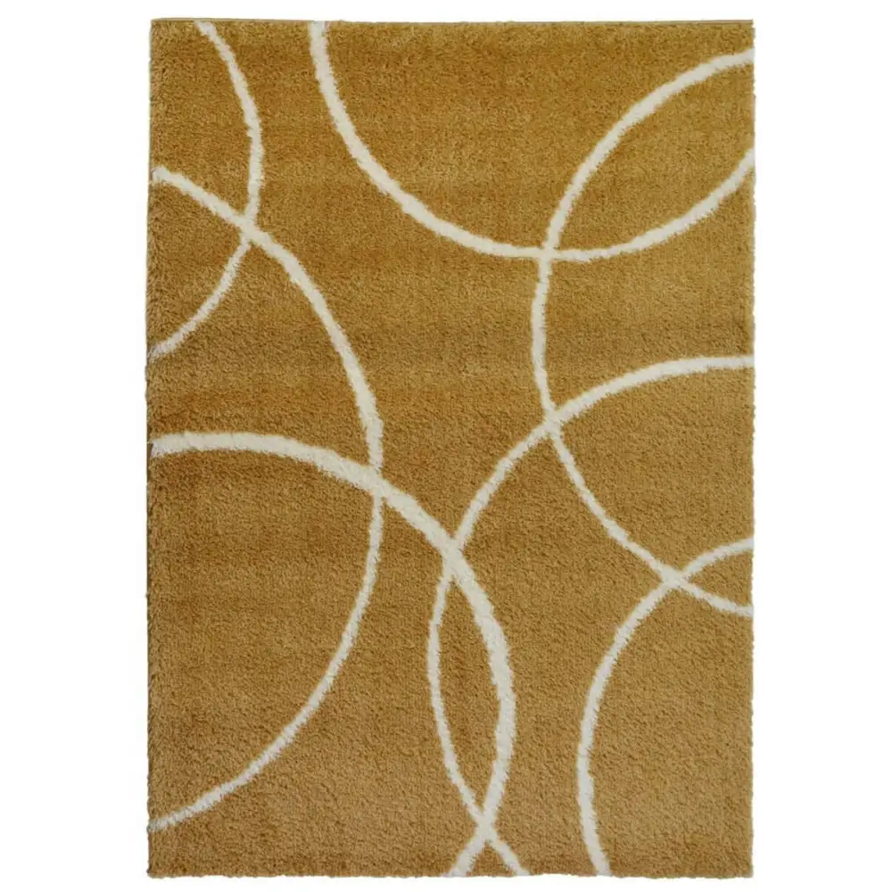 Snug Bubbles Shaggy Rug | I110A - 120X170 cm / Yellow - Rugs