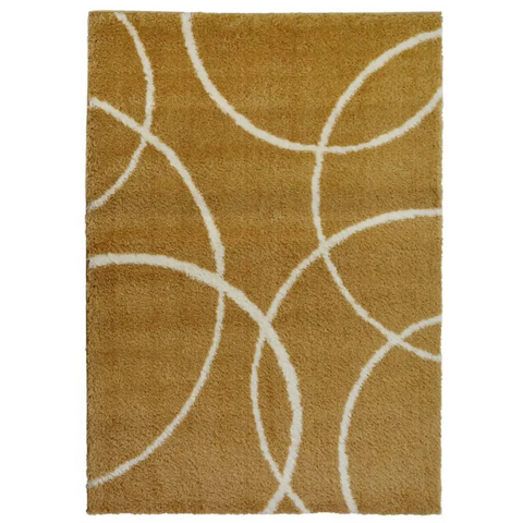 Snug Bubbles Shaggy Rug | I110A - 120X170 cm / Yellow - Rugs