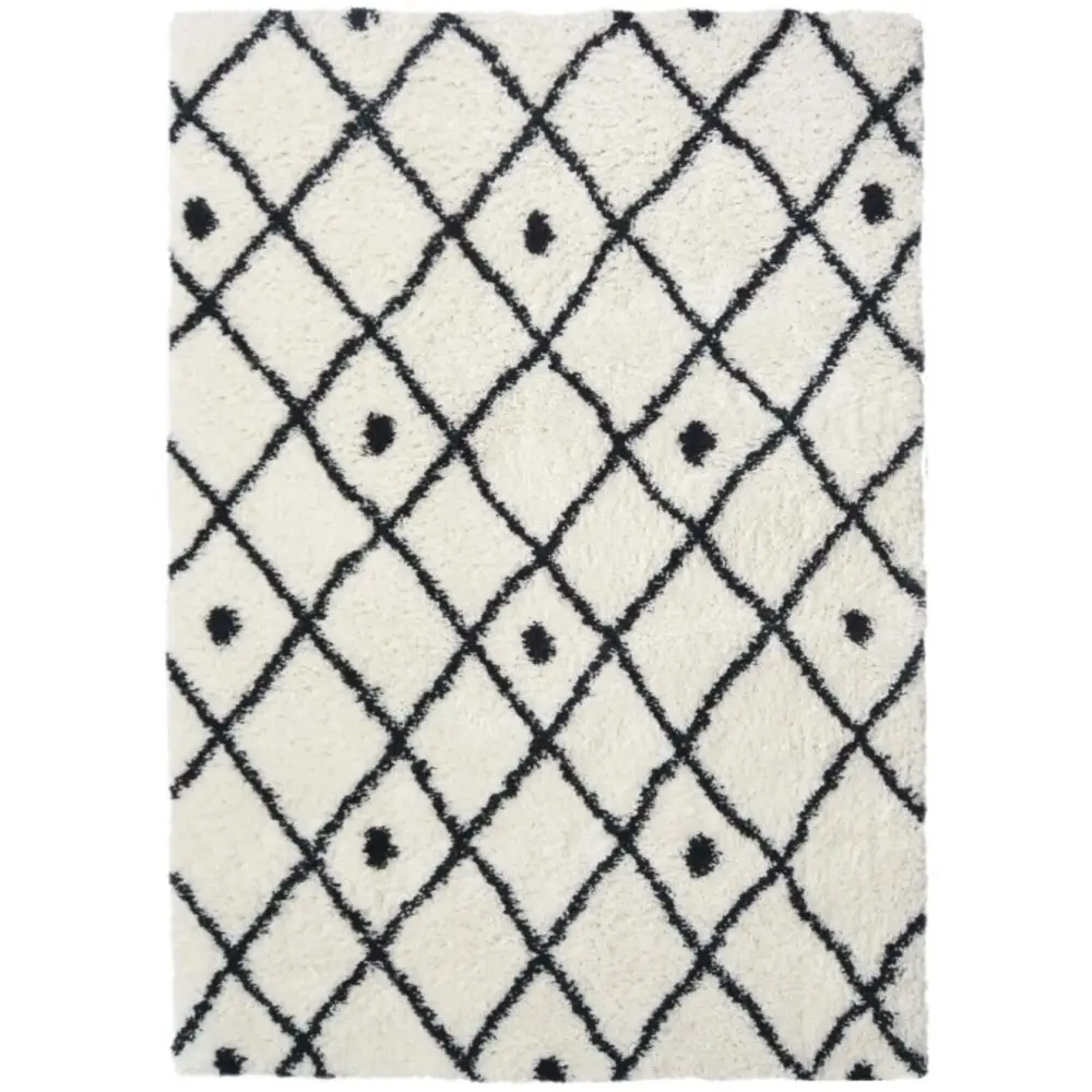 Snug Nomadic Shaggy Rug | I044A - 120X170 cm / White - Rugs