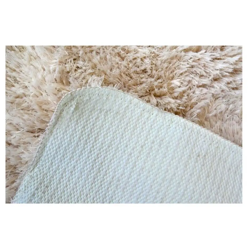 Soft Washable Beige Shaggy Rug | SA-02 - Rugs