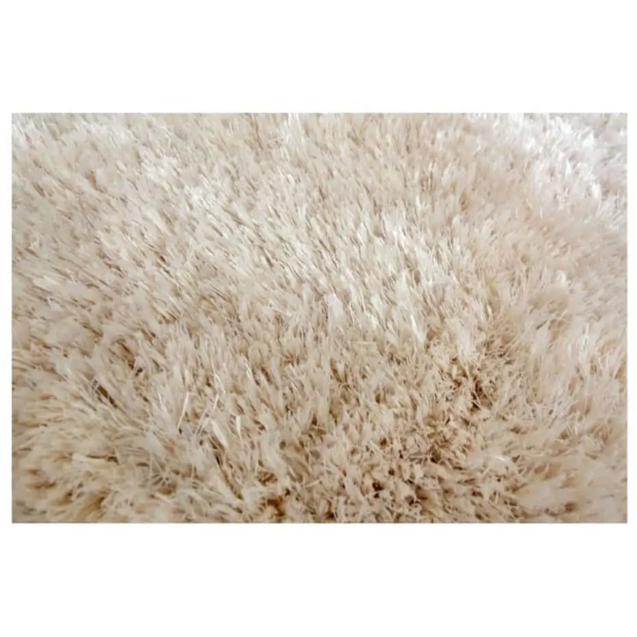 Soft Washable Beige Shaggy Rug | SA-02 - Rugs
