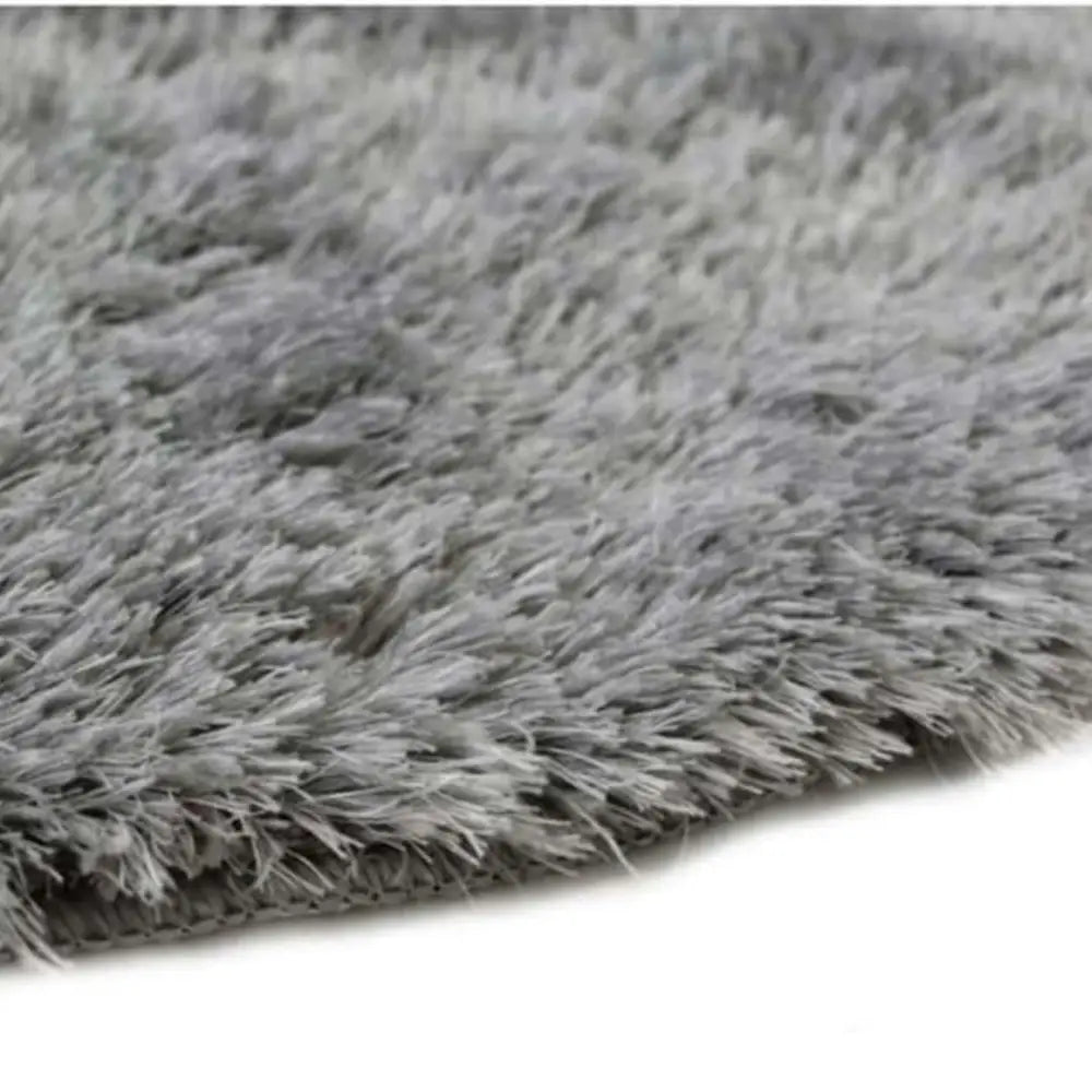 Soft Washable Grey Shaggy Rug | SA-04 - Rugs