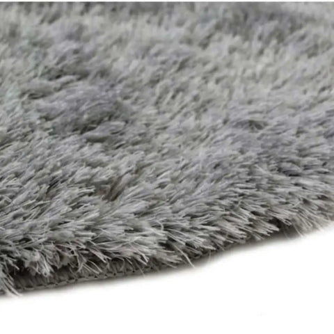 Soft Washable Grey Shaggy Rug | SA-04 - Rugs