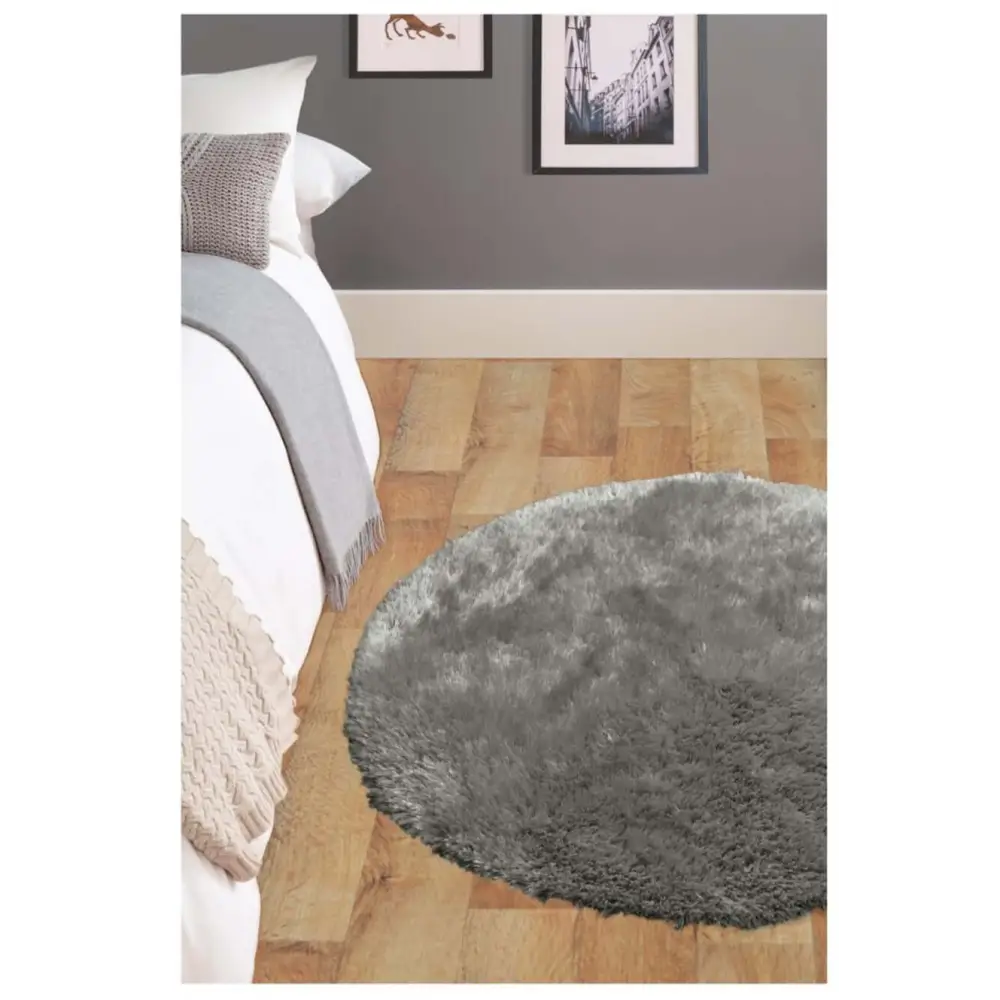 Soft Washable Grey Shaggy Rug | SA-04 - Rugs