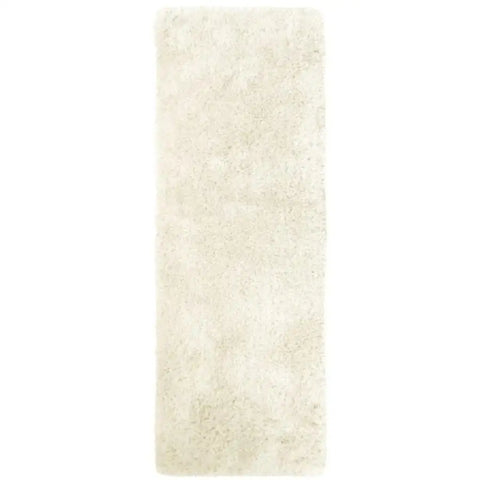 Soft Washable Ivory Shaggy Rug | SA-01 - 67X180 cm - Rugs