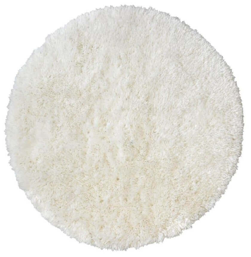 Soft washable ivory shaggy rug with ultra-soft plush texture in a cream color perfect for cozy spaces