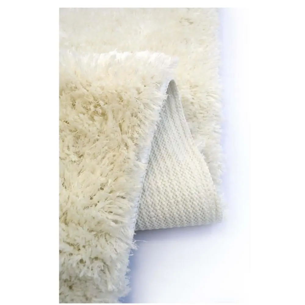 Soft Washable Ivory Shaggy Rug | SA-01 - Rugs