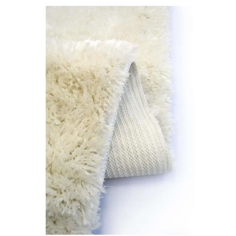 Soft Washable Ivory Shaggy Rug | SA-01 - Rugs