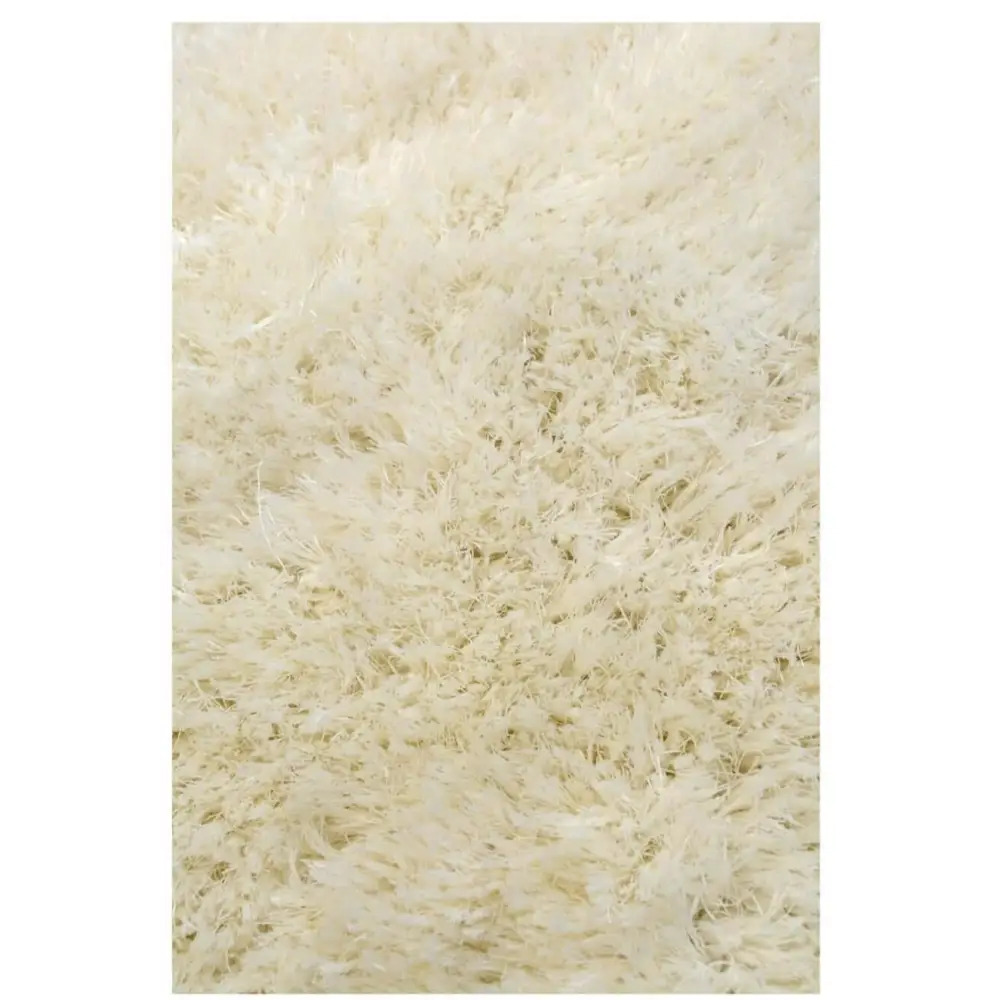Soft Washable Ivory Shaggy Rug | SA-01 - Rugs