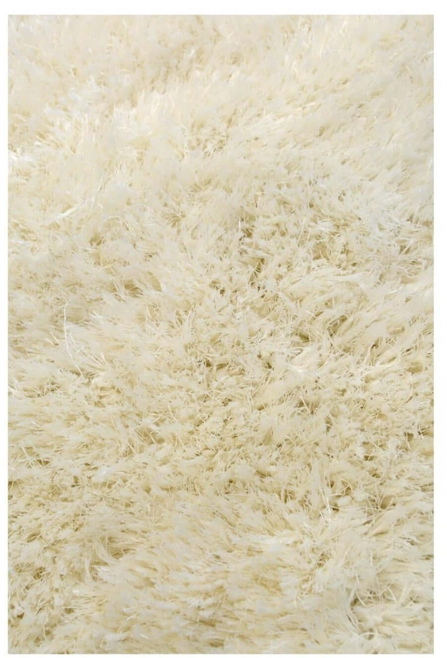 Soft washable ivory shaggy rug with ultra-soft plush texture perfect for cozy home decor and easy cleaning