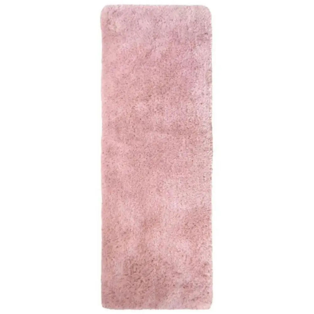 Soft Washable Pink Shaggy Rug | SA-07 - 67X180 cm - Rugs