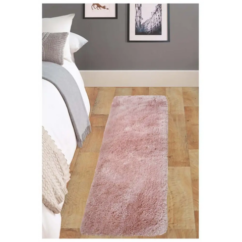 Soft Washable Pink Shaggy Rug | SA-07 - Rugs