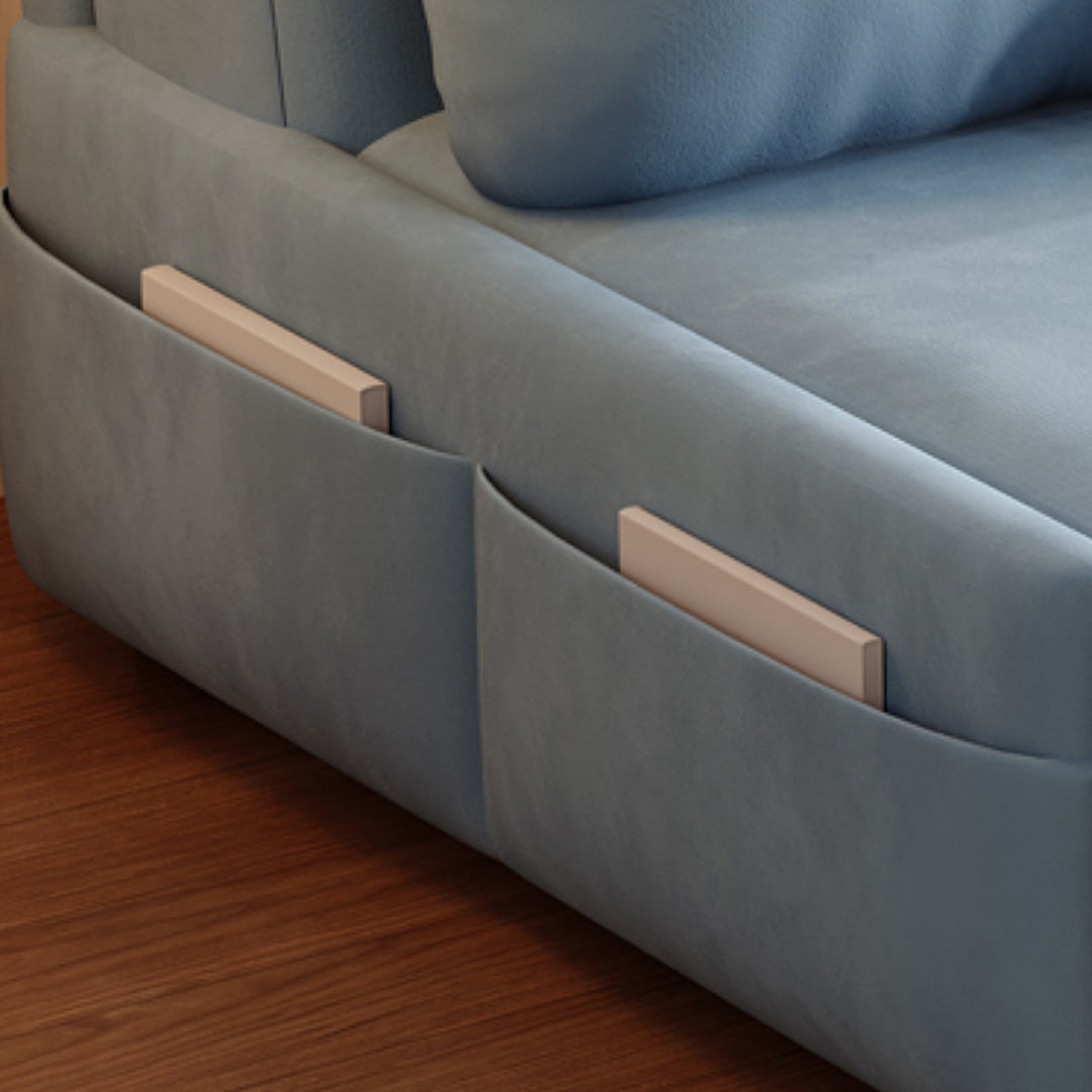 Sokolov Single Seater Sofa Bed, Two Seater Sofa Bed, Blue