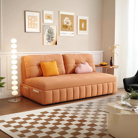 Sokolov Single Seater Sofa Bed, Two Seater Sofa Bed, Blue