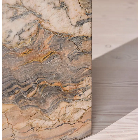 Solara Plinth/Side Table Marble - side table