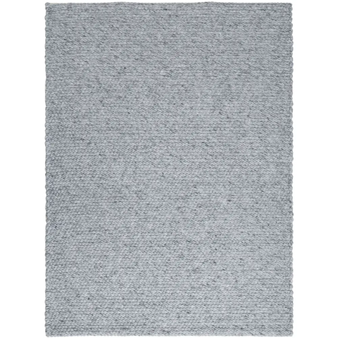 Solid Design Recycled Low Pile Eco Rug | Jaya - Grey / 120X170 cm - Rugs