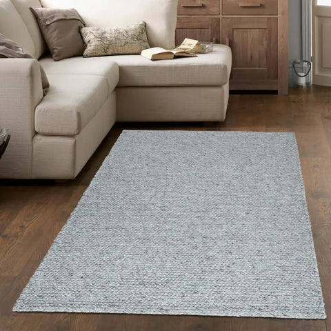 Solid Design Recycled Low Pile Eco Rug | Jaya - Rugs