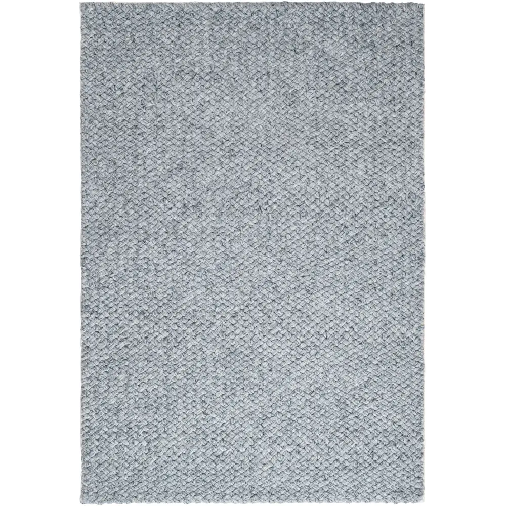 Solid Design Recycled Low Pile Eco Rug | Nila - Grey / 120X170 cm - Rugs