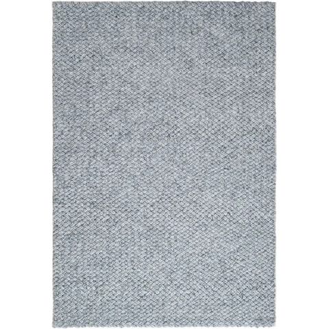 Solid Design Recycled Low Pile Eco Rug | Nila - Grey / 120X170 cm - Rugs