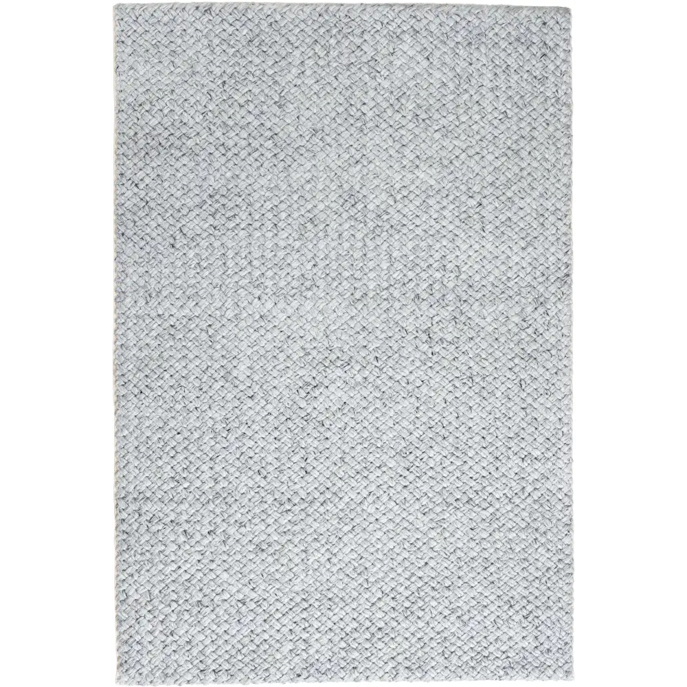 Solid Design Recycled Low Pile Eco Rug | Nila - Light Grey / 120X170 cm - Rugs