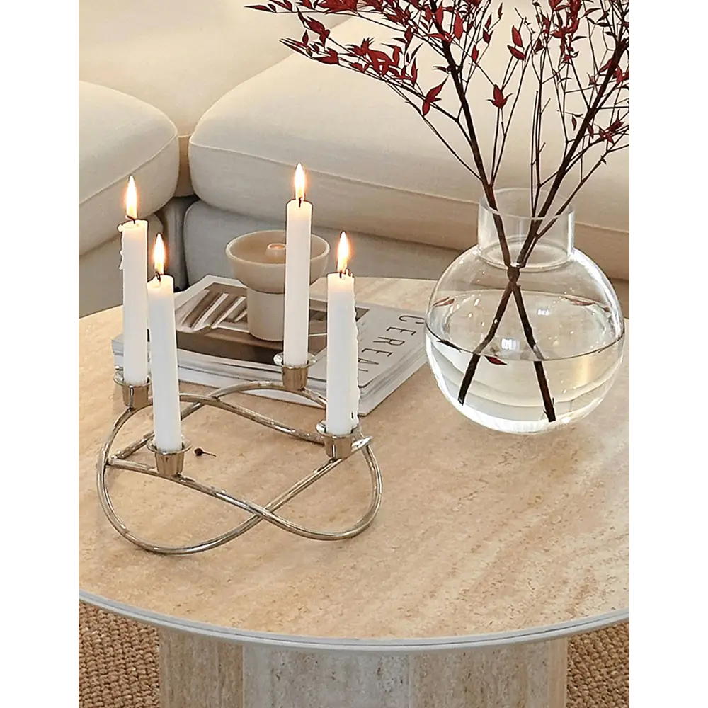 Solveig Marble Round Coffee Table