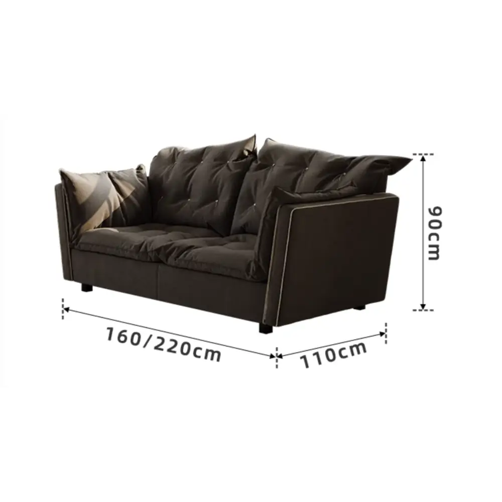 Sorrento Sofa - Chair Black - Sofa