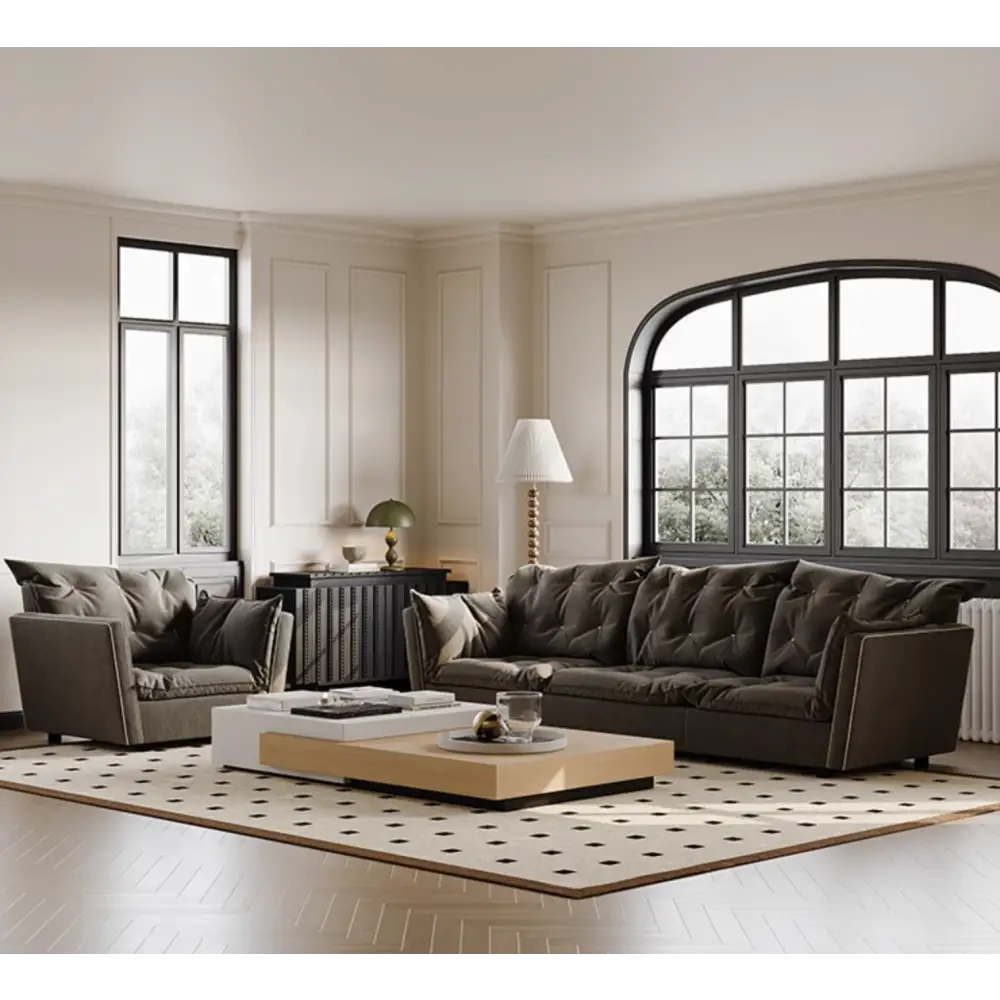 Sorrento Sofa - Chair Black - Sofa