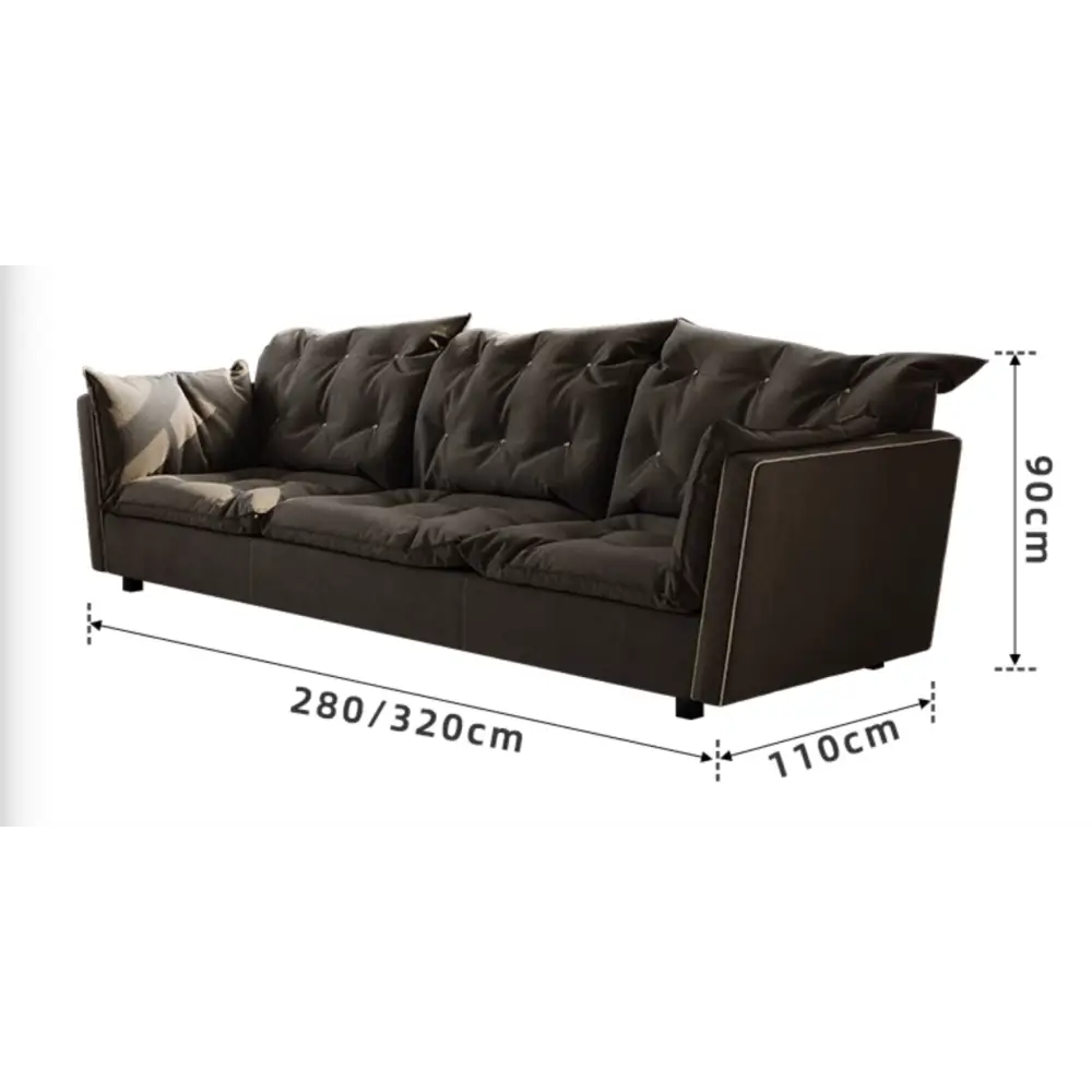 Sorrento Sofa - Chair Black - Sofa