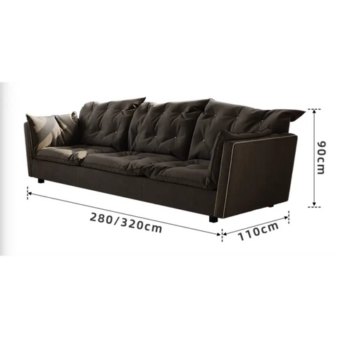 Sorrento Sofa - Chair Black - Sofa