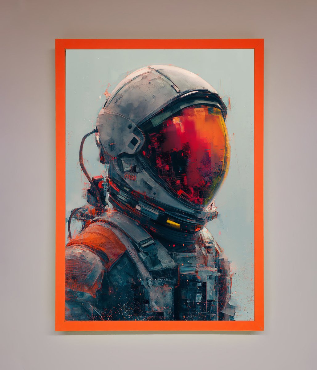 Space Man Framed Wall Art