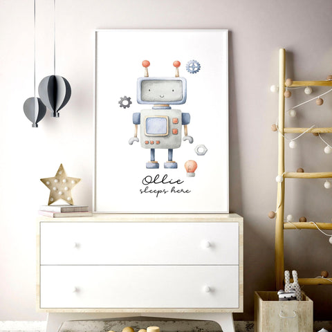 Nursery room decor | Space wall art print