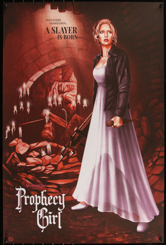 Buffy The Vampire Slayer - Prophecy Girl - Variant Art Print by Sara Deck - Mondo 24 x 36