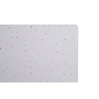Light gray acoustic ceiling tile style placemats with subtle speckled pattern speckle set of 4 white placemats