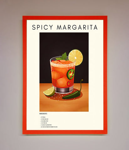 Spicy Margarita A1 Framed Poster