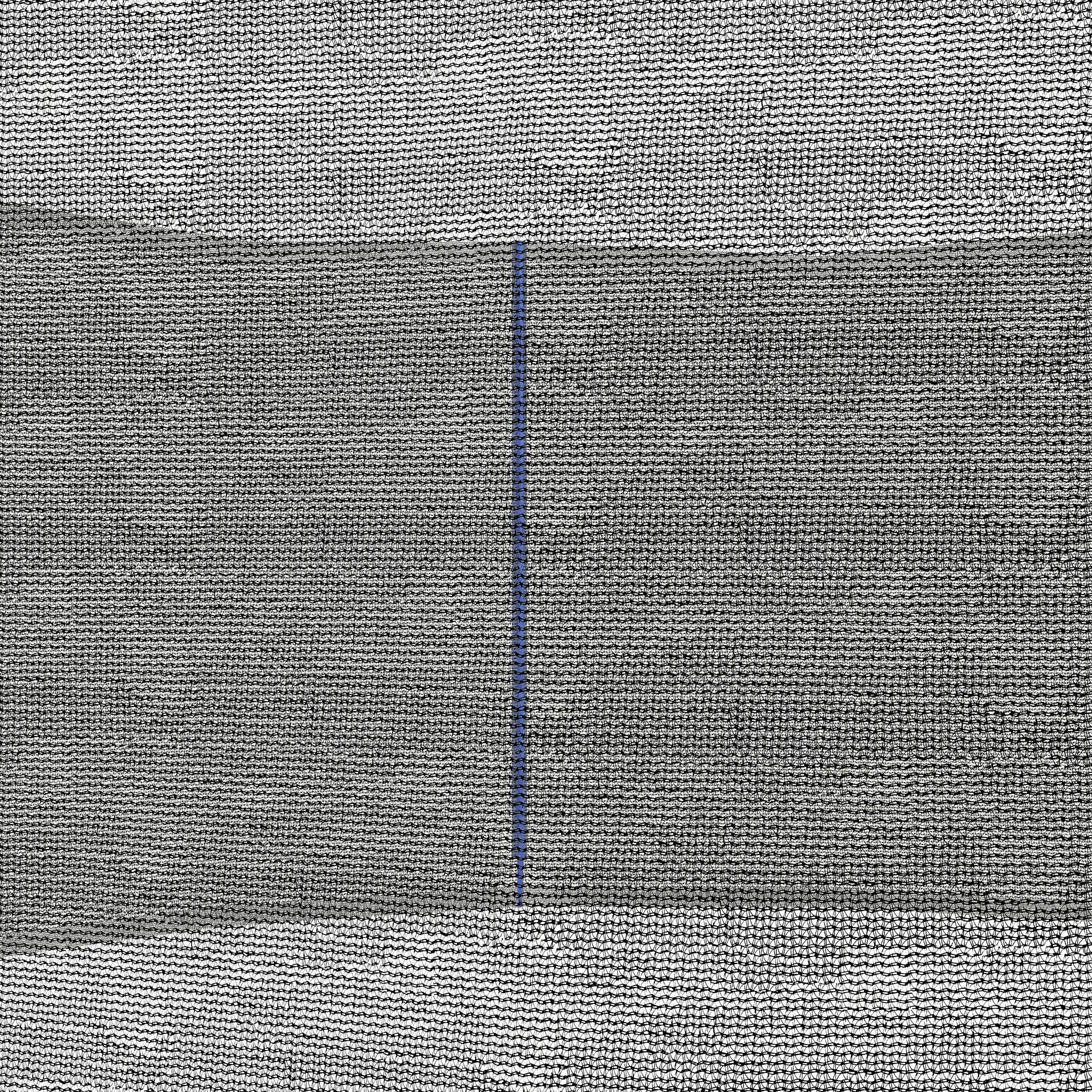 Gray textured fabric with subtle blue vertical seam on sportnow 10ft trampoline safety enclosure net replacement no poles included