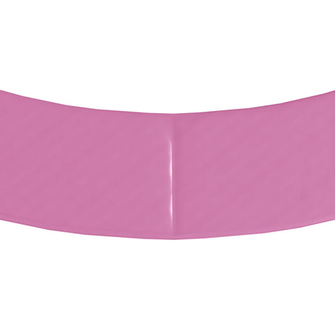 Smooth glossy pink plastic trampoline spring cover with elastic cord for sportnow 12ft trampoline replacement pad