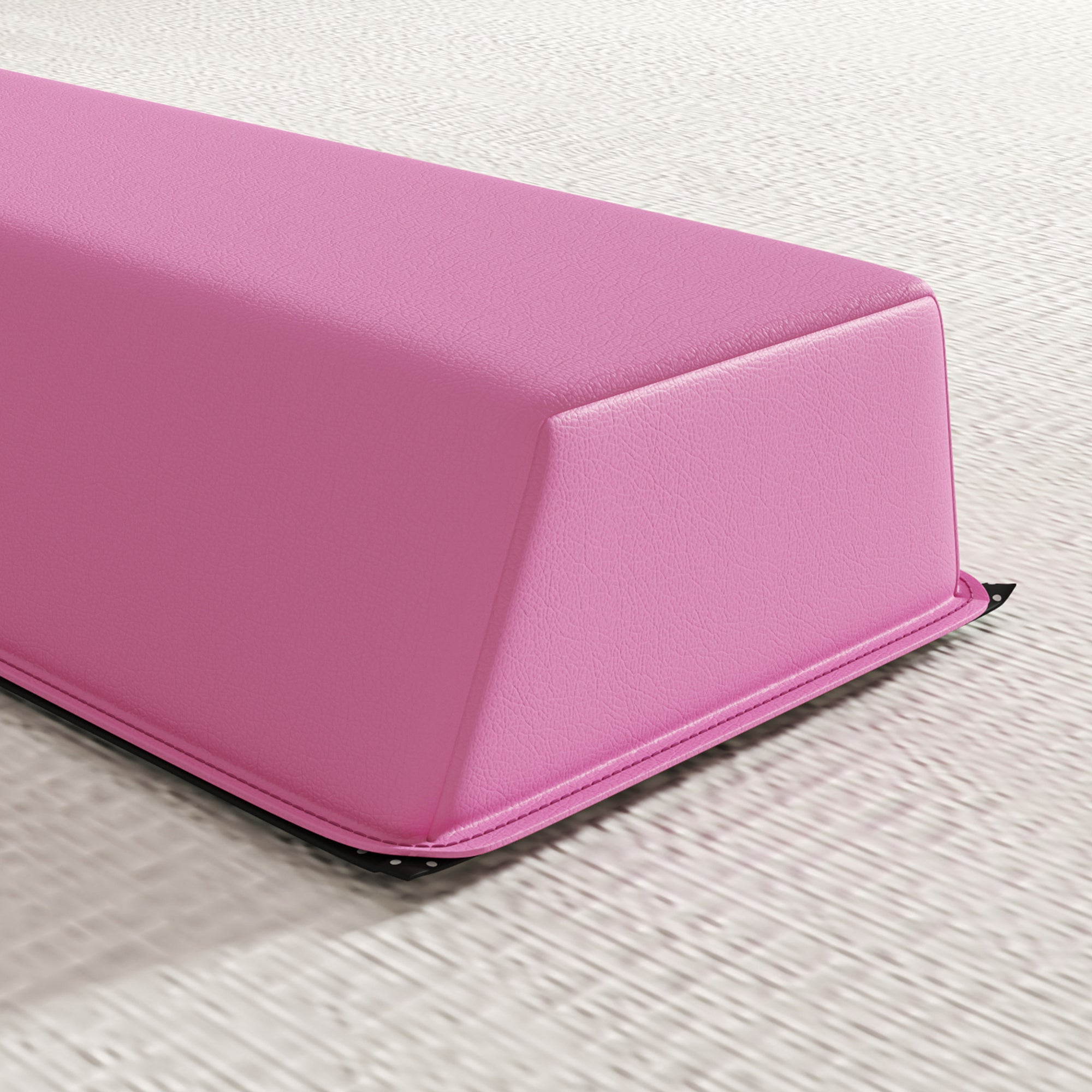 Pink sportnow 7.7ft folding balance beam with textured eva foam core and anti-slip base for kids gymnastics practice