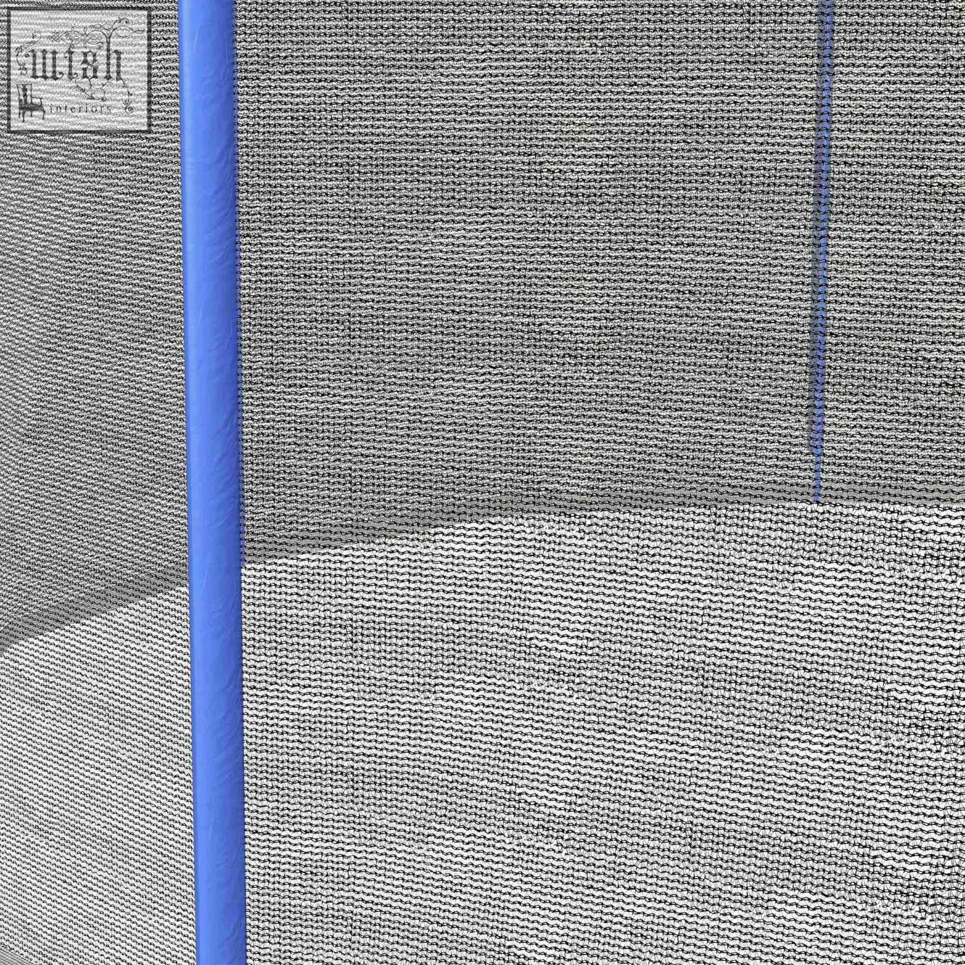 Blue sportnow 8ft trampoline safety enclosure with gray mesh netting and zipped entrance for Φ244cm trampolines