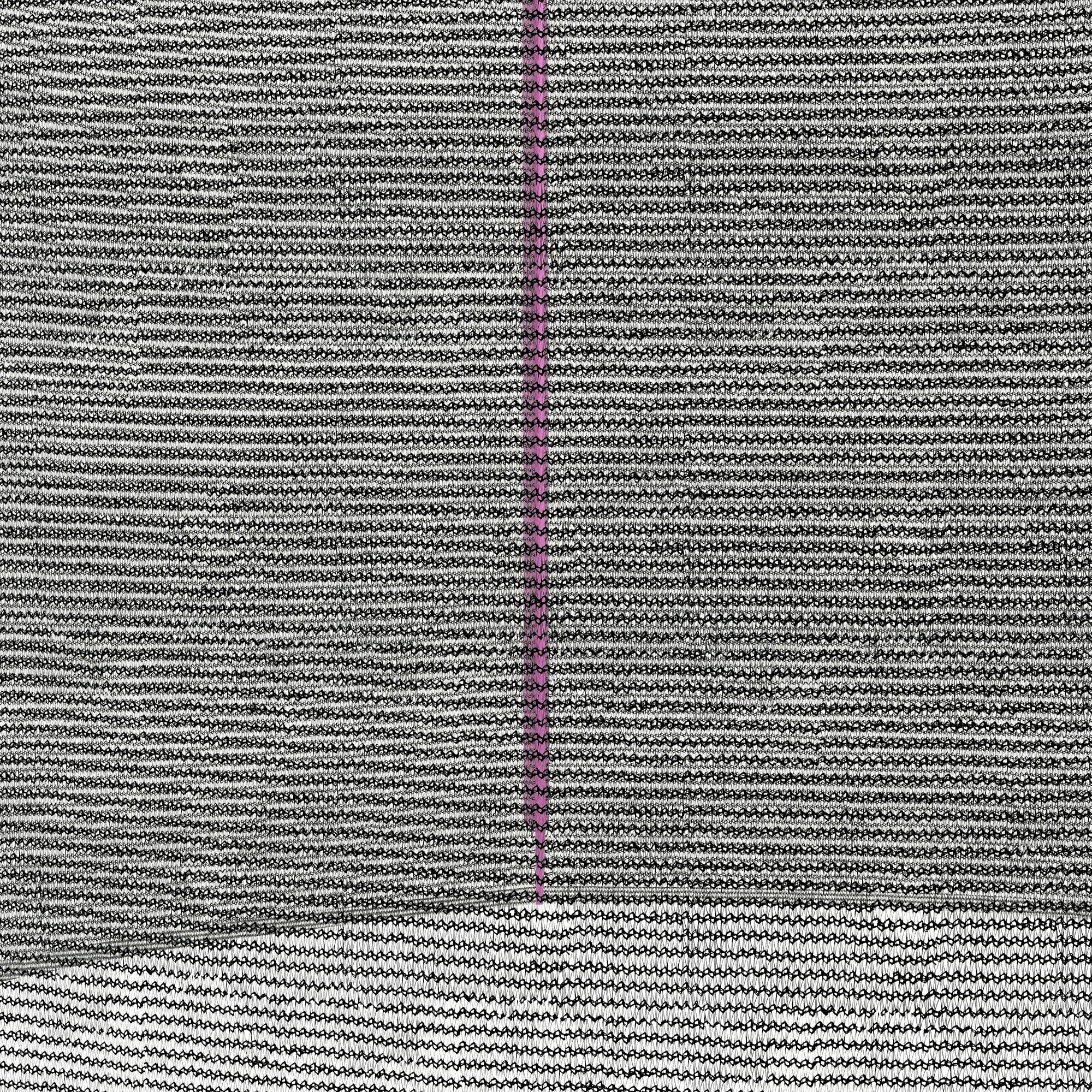 Textured black and white striped fabric with a purple seam on sportnow Φ244cm 8ft trampoline net safety enclosure replacement