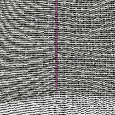 Textured black and white striped fabric with a purple seam on sportnow Φ244cm 8ft trampoline net safety enclosure replacement