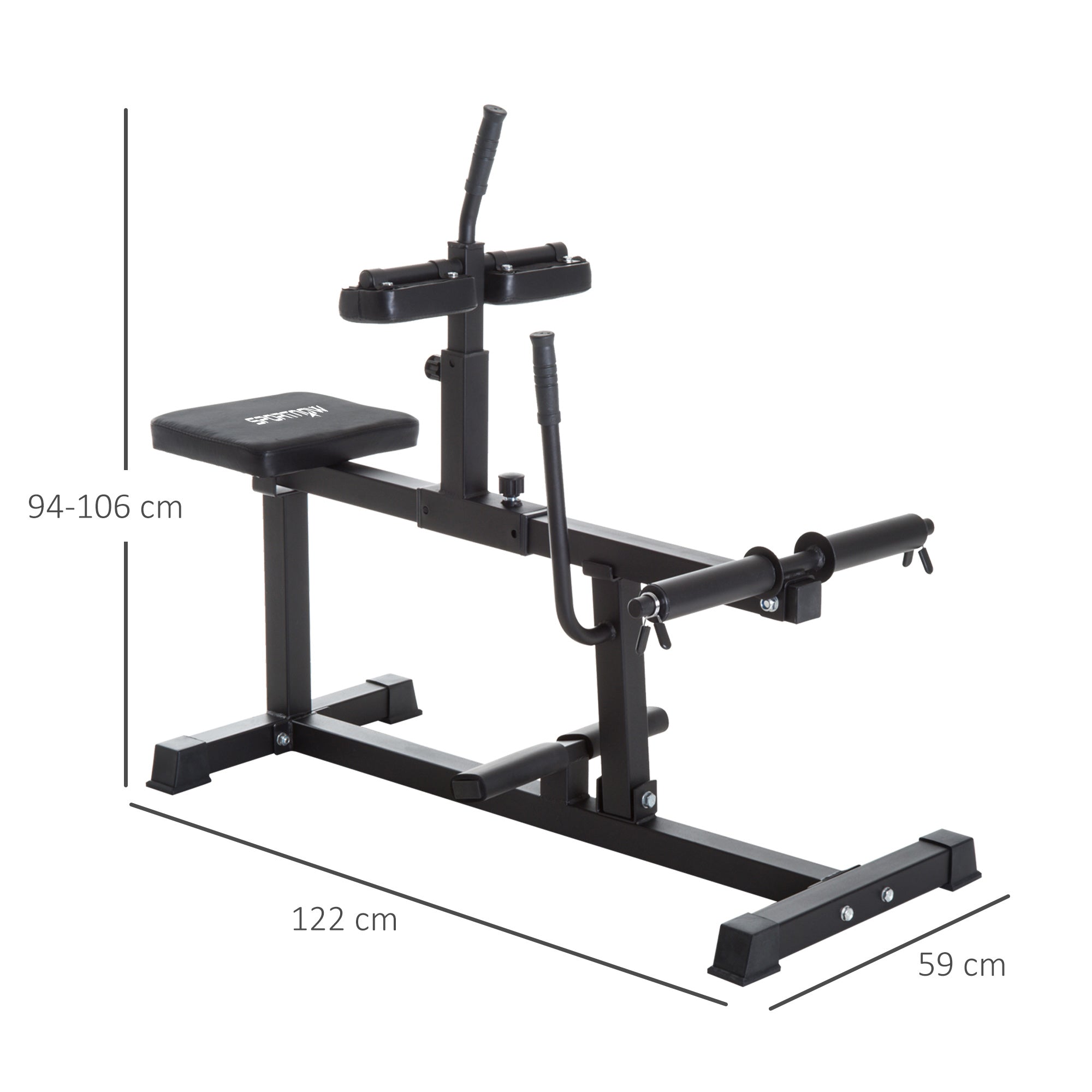 Black metal sportnow seated leg extension machine with adjustable backrest dual olympic weight posts for leg curl