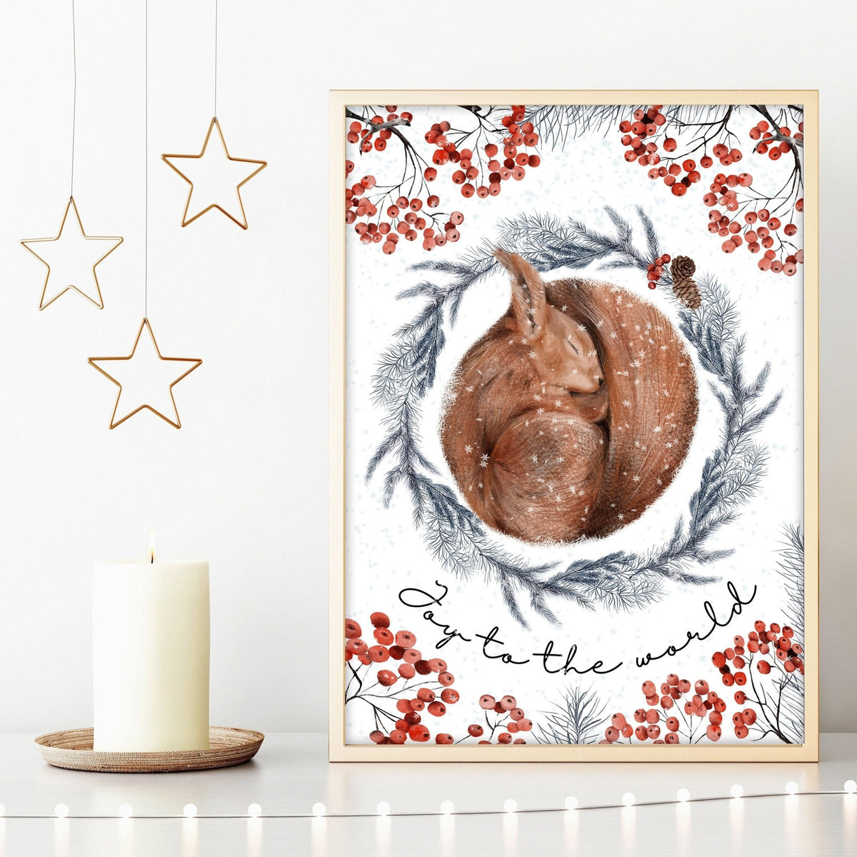 Xmas decorations hanging | Folk Christmas Decor