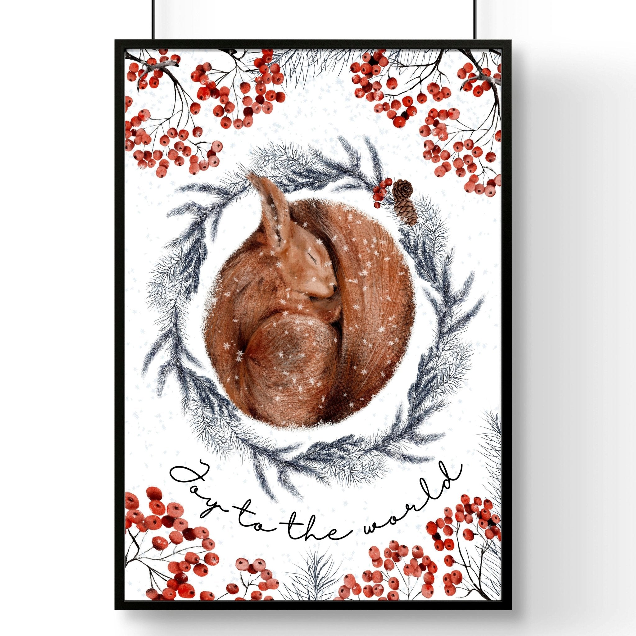 Xmas decorations hanging | Folk Christmas Decor