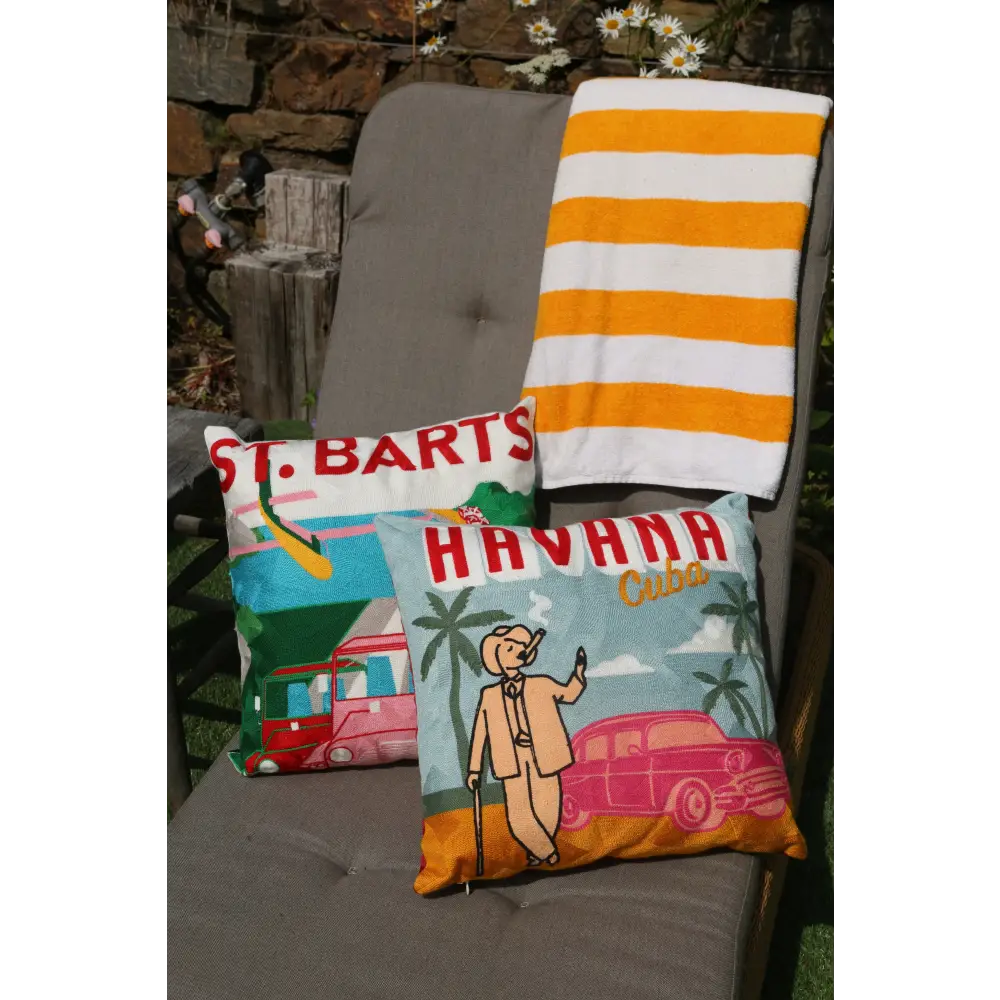 St. Barts Needlepoint Cushion