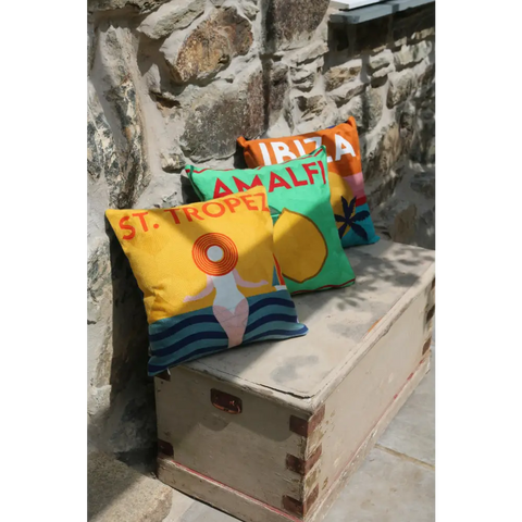 St. Tropez Needlepoint Cushion - Cushion